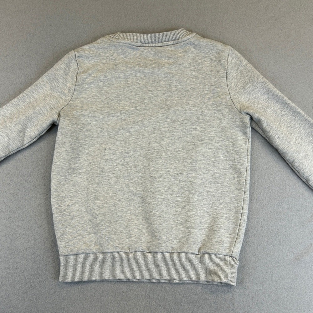 Kate Spade Saturday Sweatshirt Womens XS/S Grey C Graphic Pullover Fench Terry - Picture 2 of 8